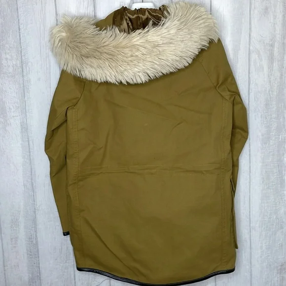 Coach classic parka with shearling and leather trim. NWT. - Picture 5 of 12